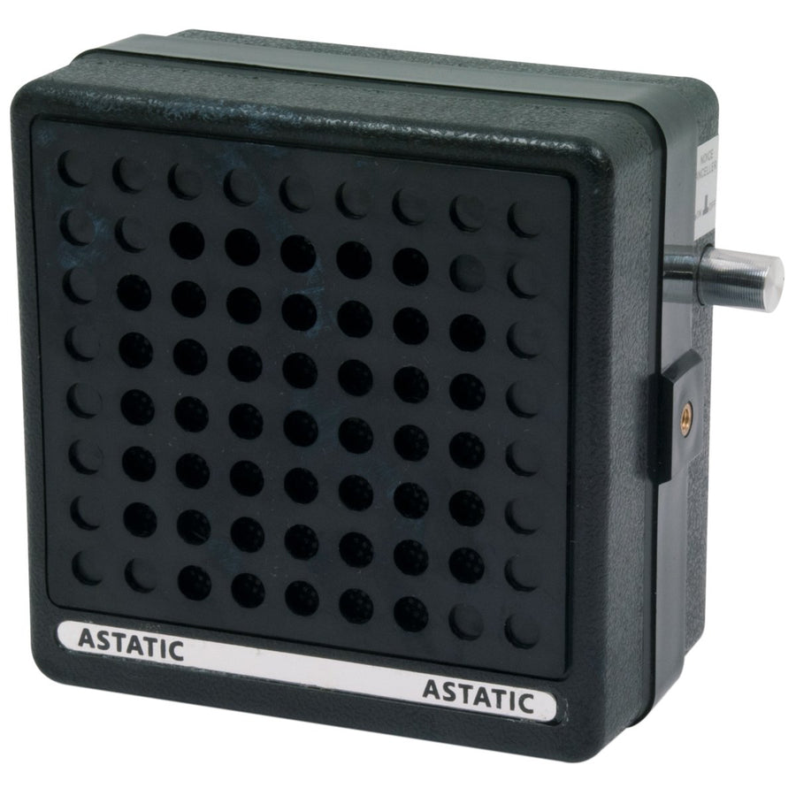 302-VS6 Astatic 10W/8Ω Noise Cancelling External CB Speaker, Black