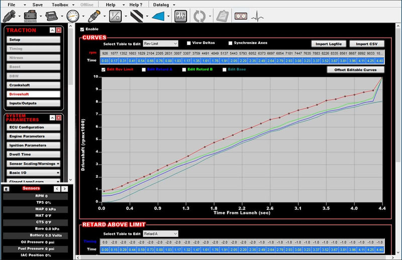 EFI Holley 555-100 Time-Based Traction Management