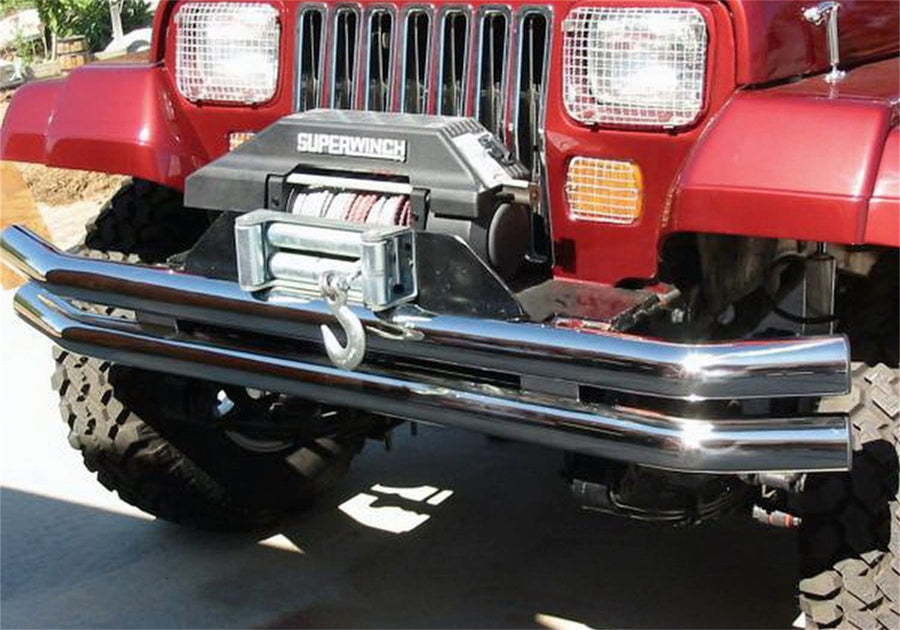 Rampage Front/Rear Tube Bumper Rampage | Stainless Steel | 8449 | Fits 1976 - 2006 Jeep CJ, Wrangler YJ & TJ