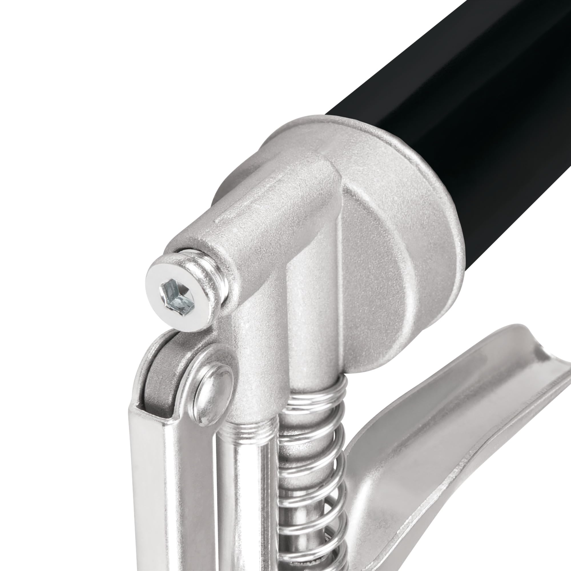 Mini Grease Gun Performance Tool W54198 (3 oz) With 12 inch Flexible Hose and 5.5 inch Rigid Extension Pipe
