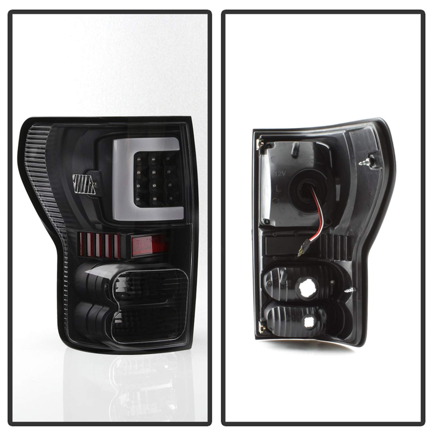 Xtune Spyder Alt-On-Ttu07V2-Lbled-Bk Tail Light