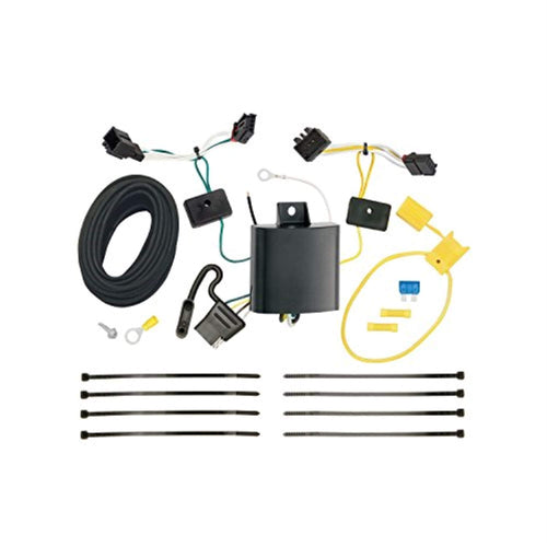 T-One Tekonsha 118675 T-Connector Custom Harness, 4-Way Flat, w/Circuit Protected ModuLite HD Module, Compatible with 2012-2017 Volkswagen Tiguan, 2018-2018 Volkswagen Tiguan Limited