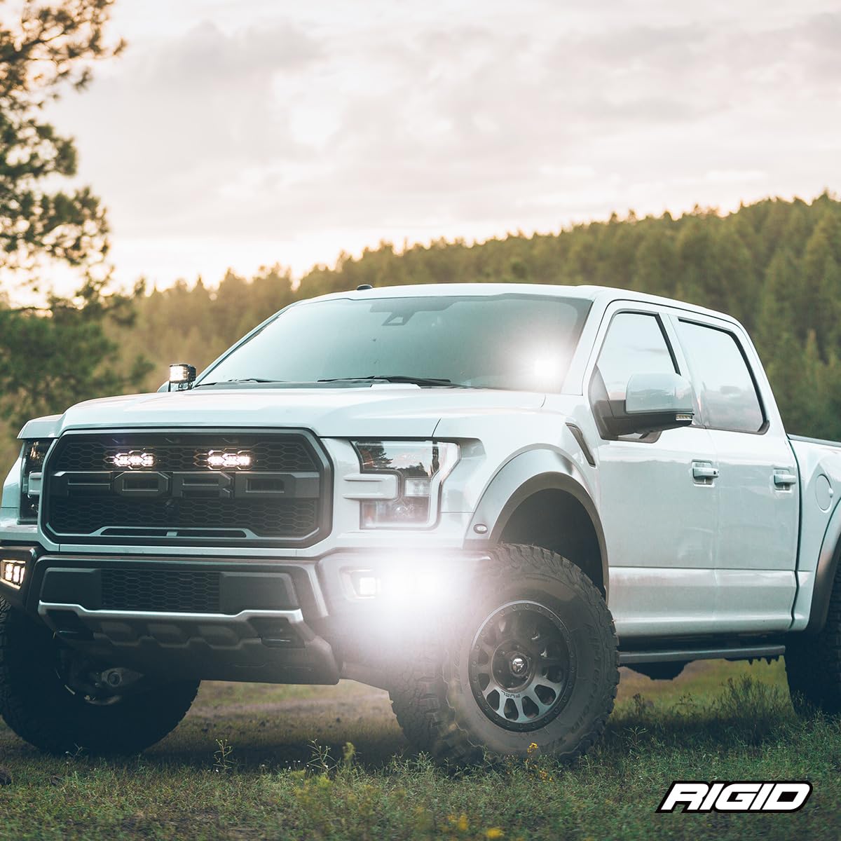 D-Series Rigid Industries 40185 Stainless Steel L Bracket Kit with Hardware