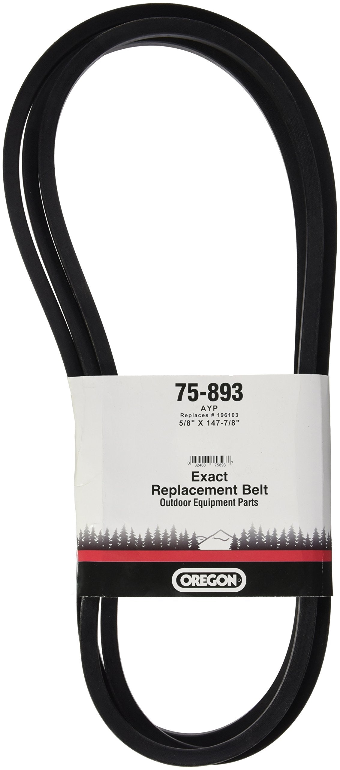 75-893 Oregon 5/8" by 147-7/8" Lawn Mower Belts