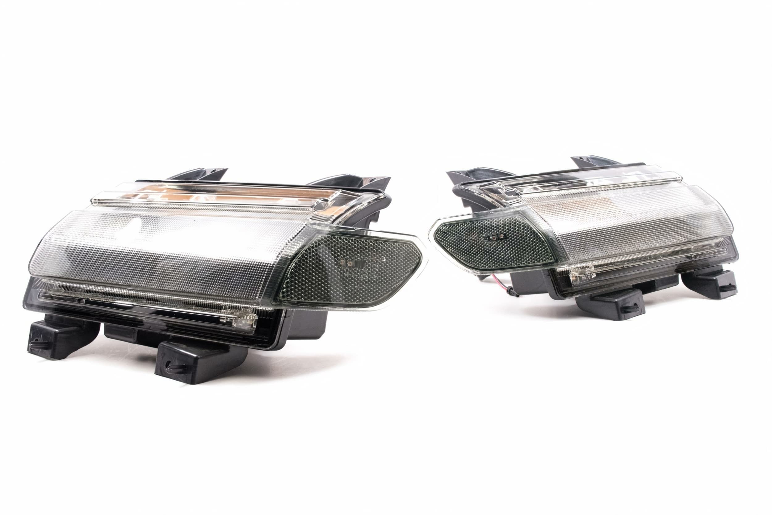 Morimoto XB LED Side Markers Jeep Wrangler JL 2018+ Plug and Play OEM Replacement Performance Upgrade Smoked Lens (PN: LF511 pair of complete side marker assemblies)