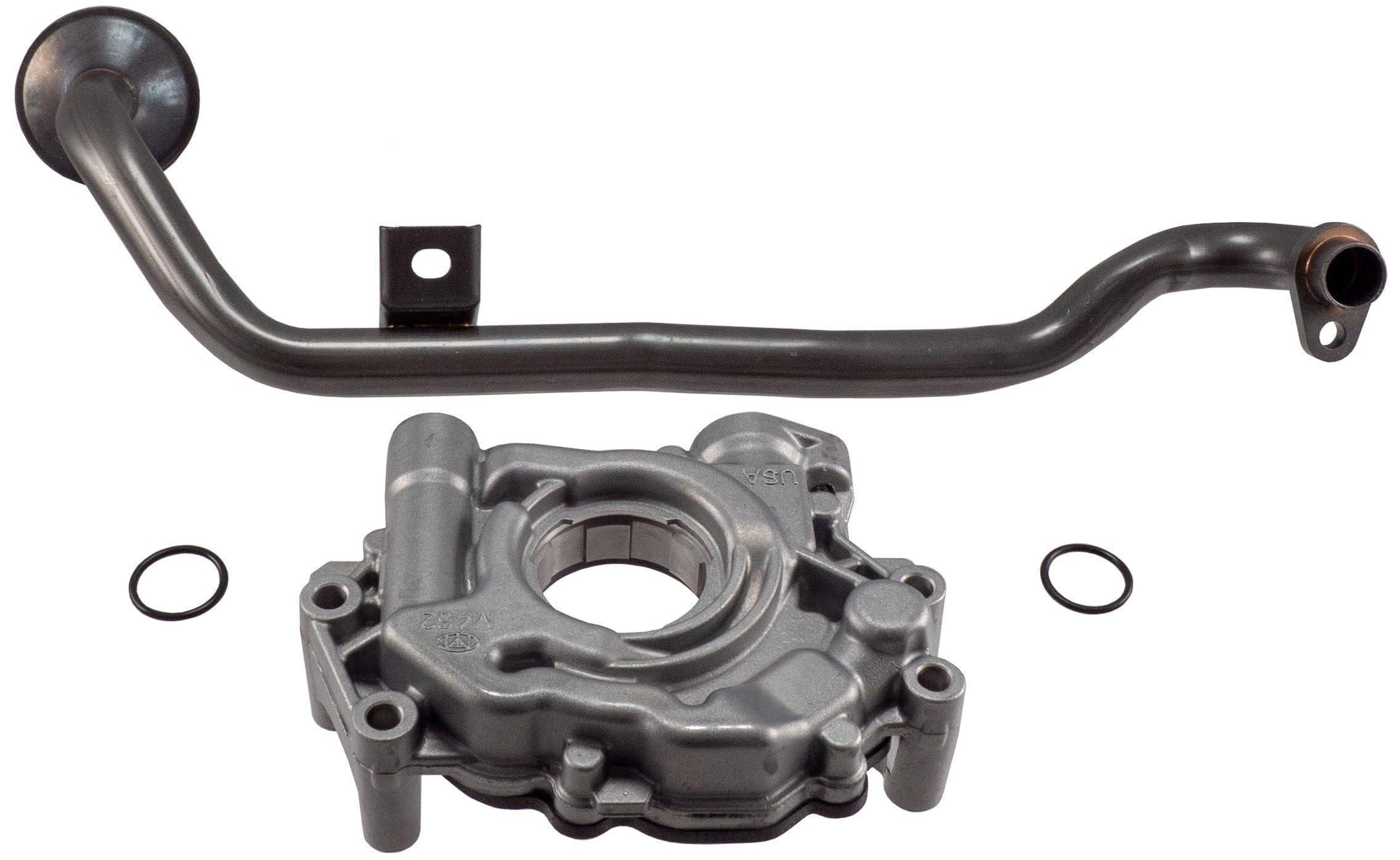 Melling Oil Pump, External, Wet Sump, Pickup Included, Standard Volume, Aluminum, Natural