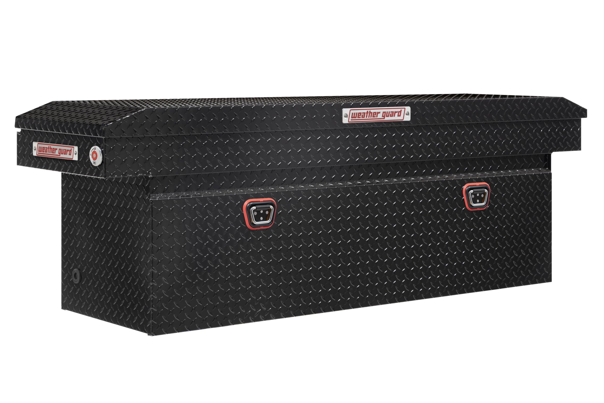 Weather Guard Saddle Box Model 123-5-04, Aluminum, Full Deep, Gloss Black, 15.0 cu ft