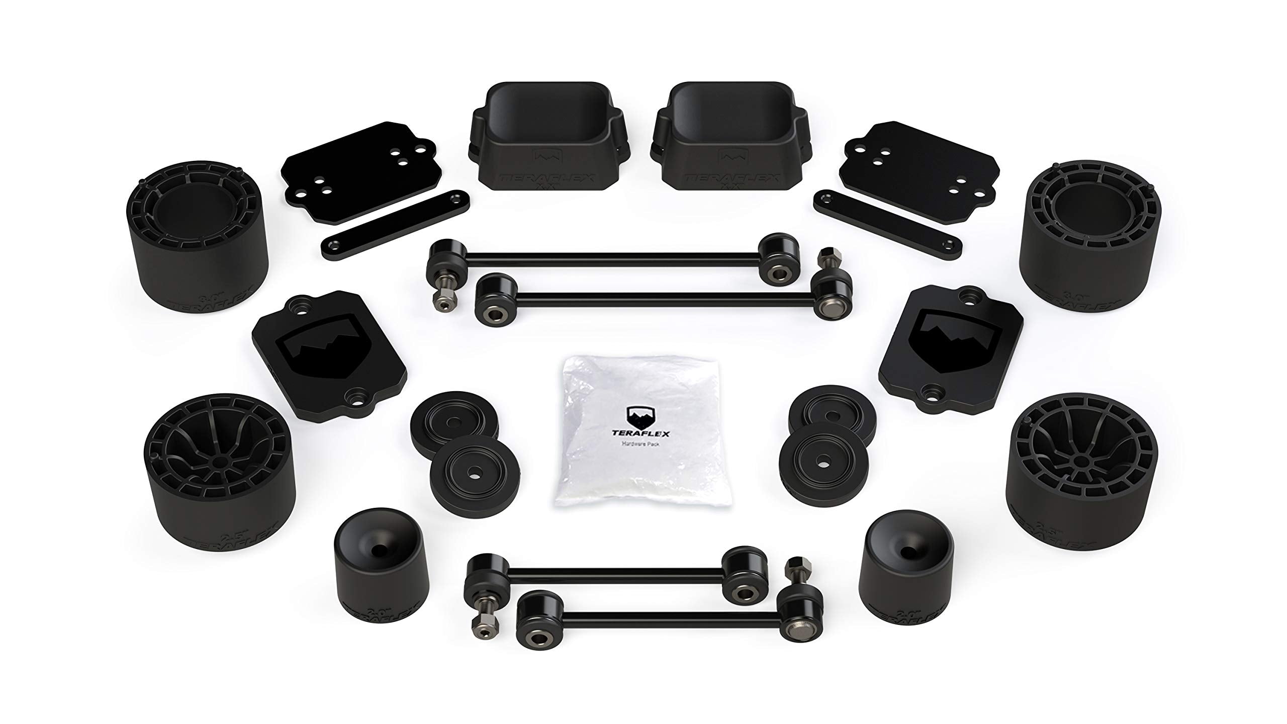 2.5" TeraFlex JL Spacer Lift (4DR Sport/Sahara), 1 Pack