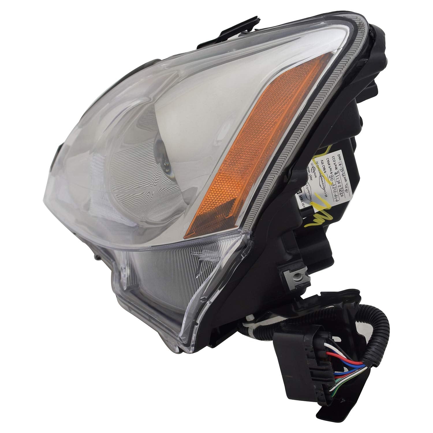 Left TYC Headlight Assembly Compatible with 2011-2013 Lexus IS250