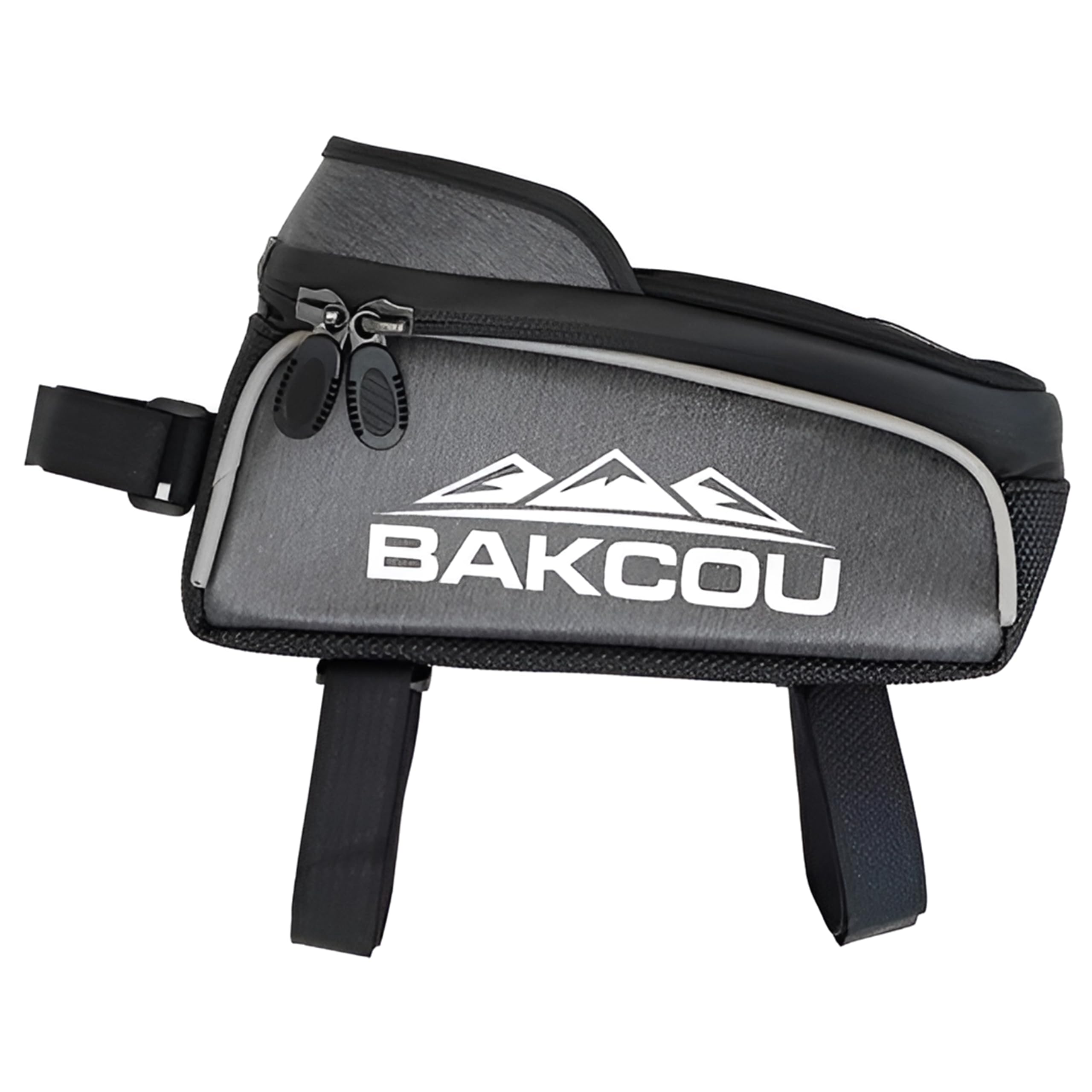 Bakcou - Phone Bag Bike with Clear Top Pouch - Weather-Resistant Cycling Case for Phones, Keys, Tools - Dual-Purpose Design for Convenient