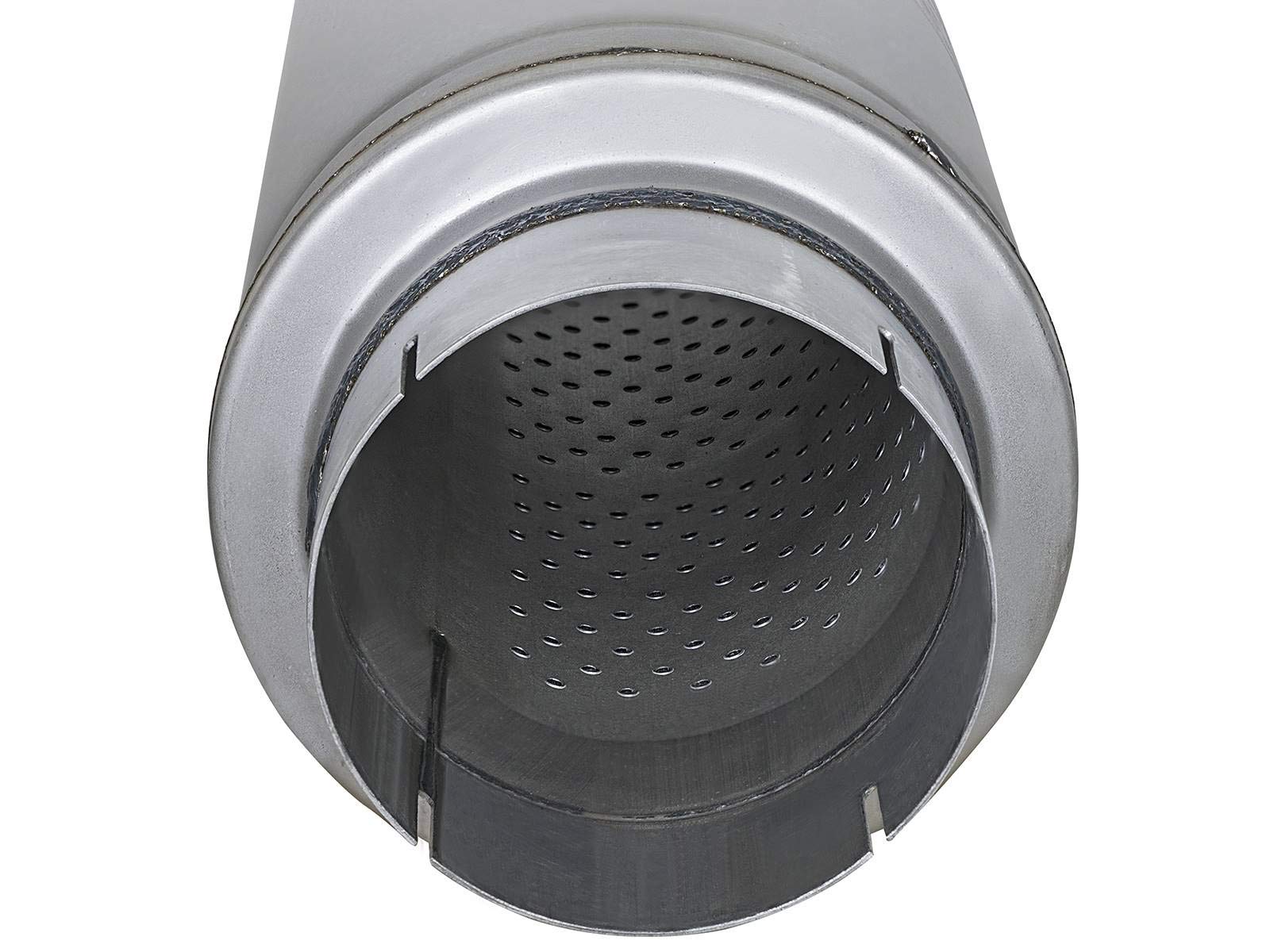 ATLAS aFe Power 49M00023 5" Aluminized Stainless Steel Muffler, 1 Pack