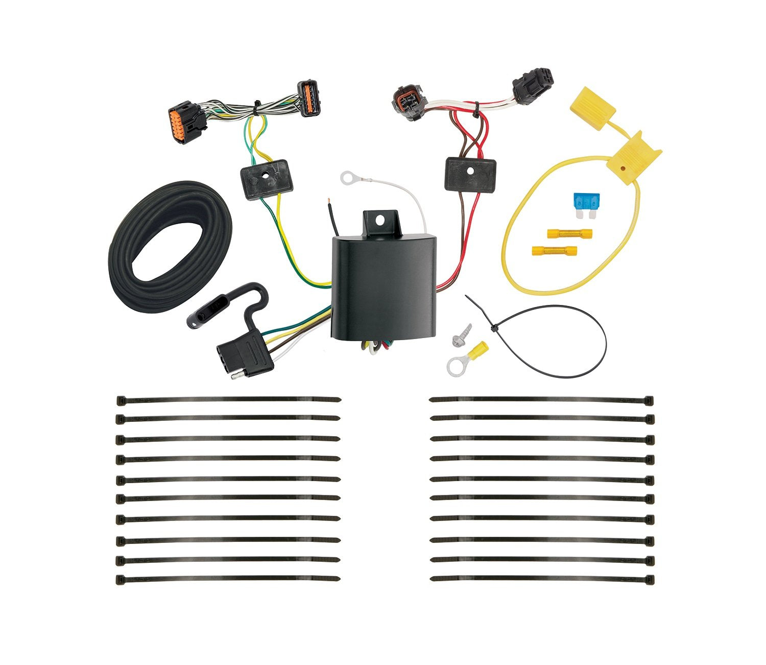 T-One® Tekonsha T-Connector Harness, 4-Way Flat, Compatible with Select KIA Sportage