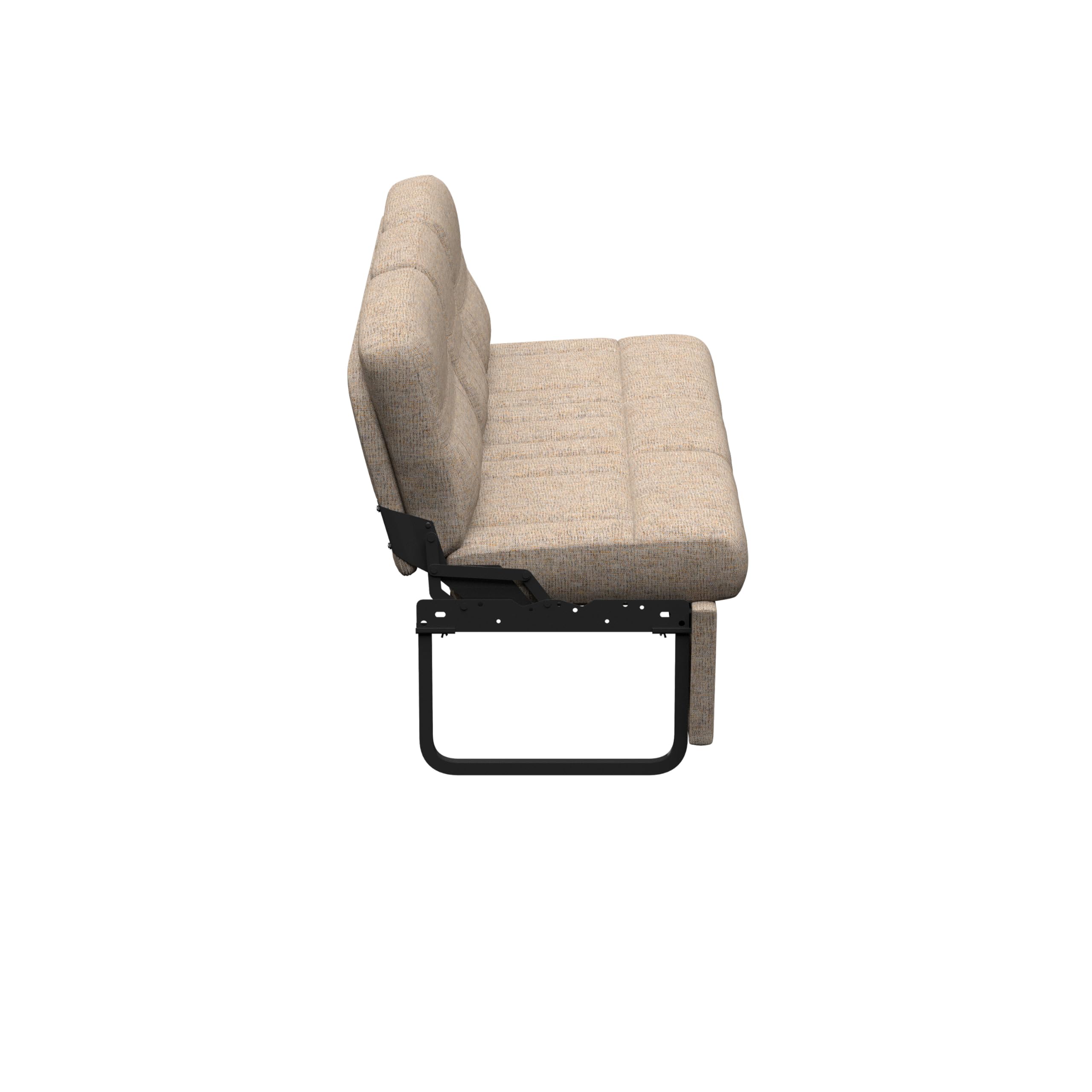 Dellmead Thomas Payne Signature 72" RV Jackknife Sleeper Sofa with Matching Kickboard, Easy Transition, High-Density Foam Cushioning, Fold-Down Center, Dual Cupholders - 2024044417
