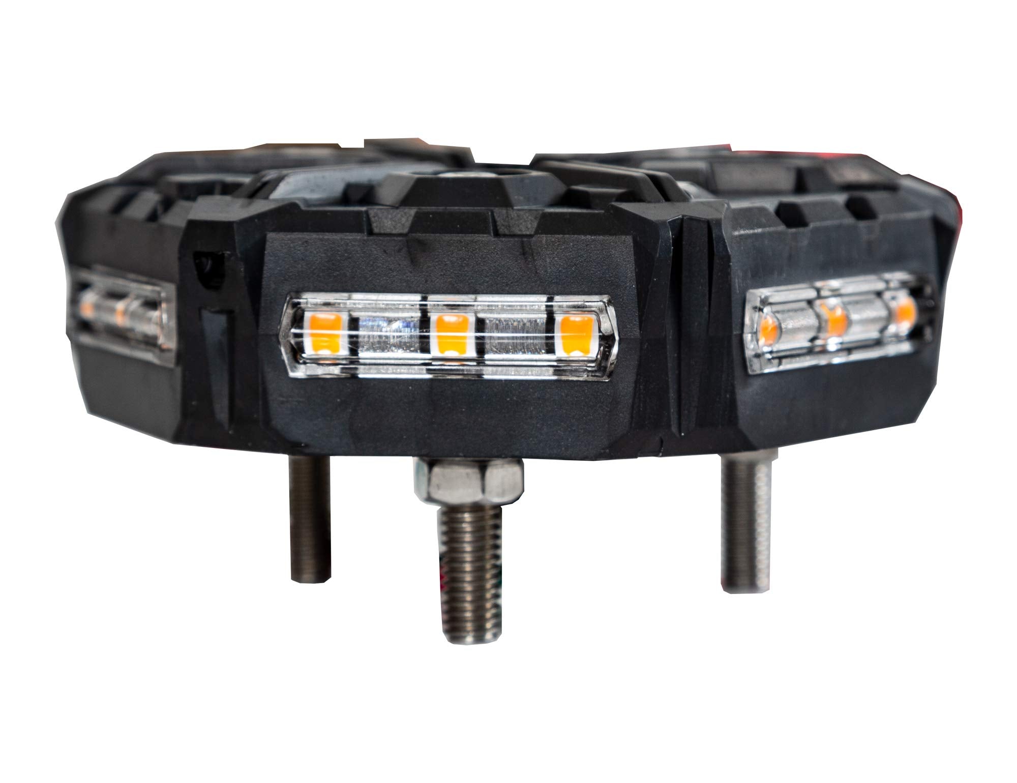 Buyers Products SAE J845 Class 2 LED Micro Beacon, Rated IP67, Permanent Mount, Light For Dump Trucks, Service Body Trucks, Strobe Lights for Vehicles