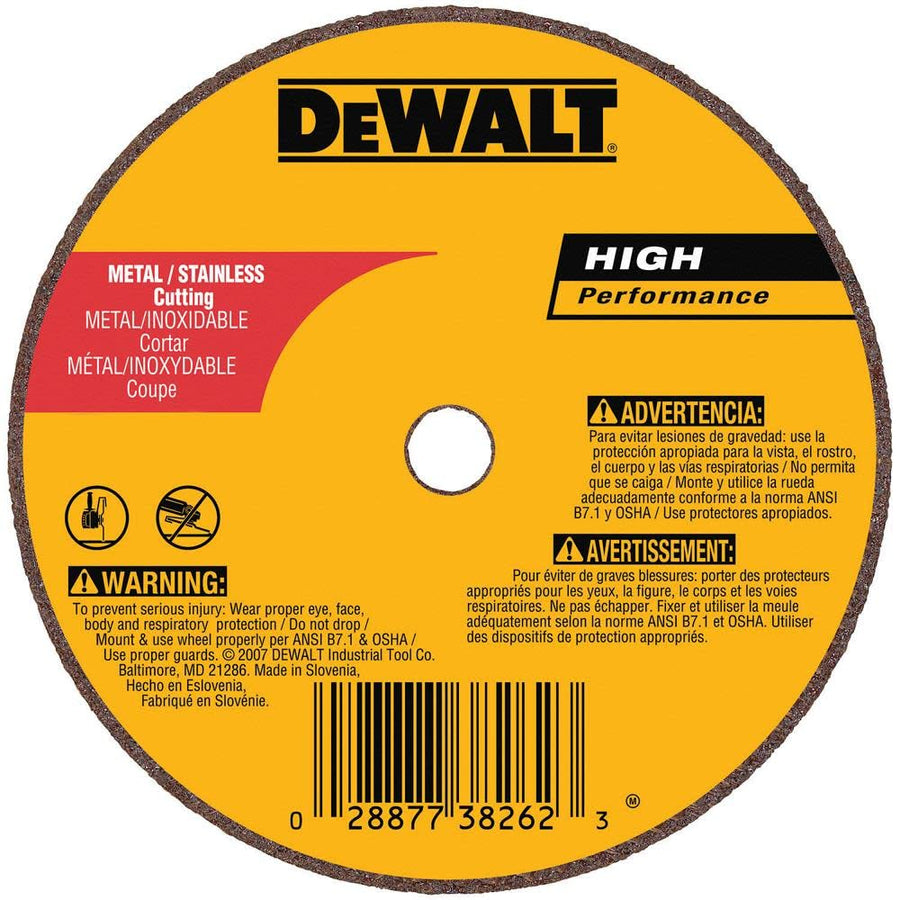 DeWalt A60T DW8711 Wheel, 3-Inch X 1/16-Inch X 3/8-Inch