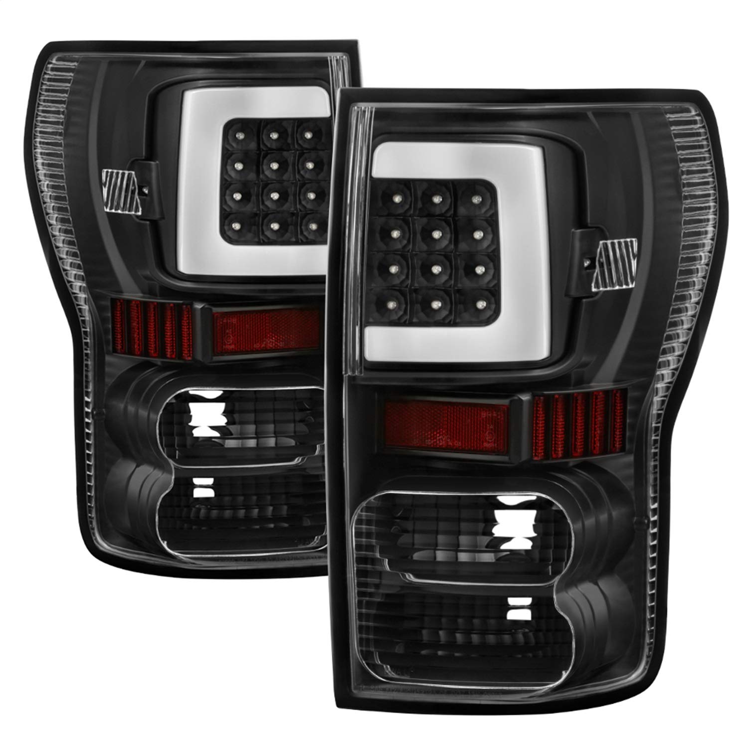 Xtune Spyder Alt-On-Ttu07V2-Lbled-Bk Tail Light