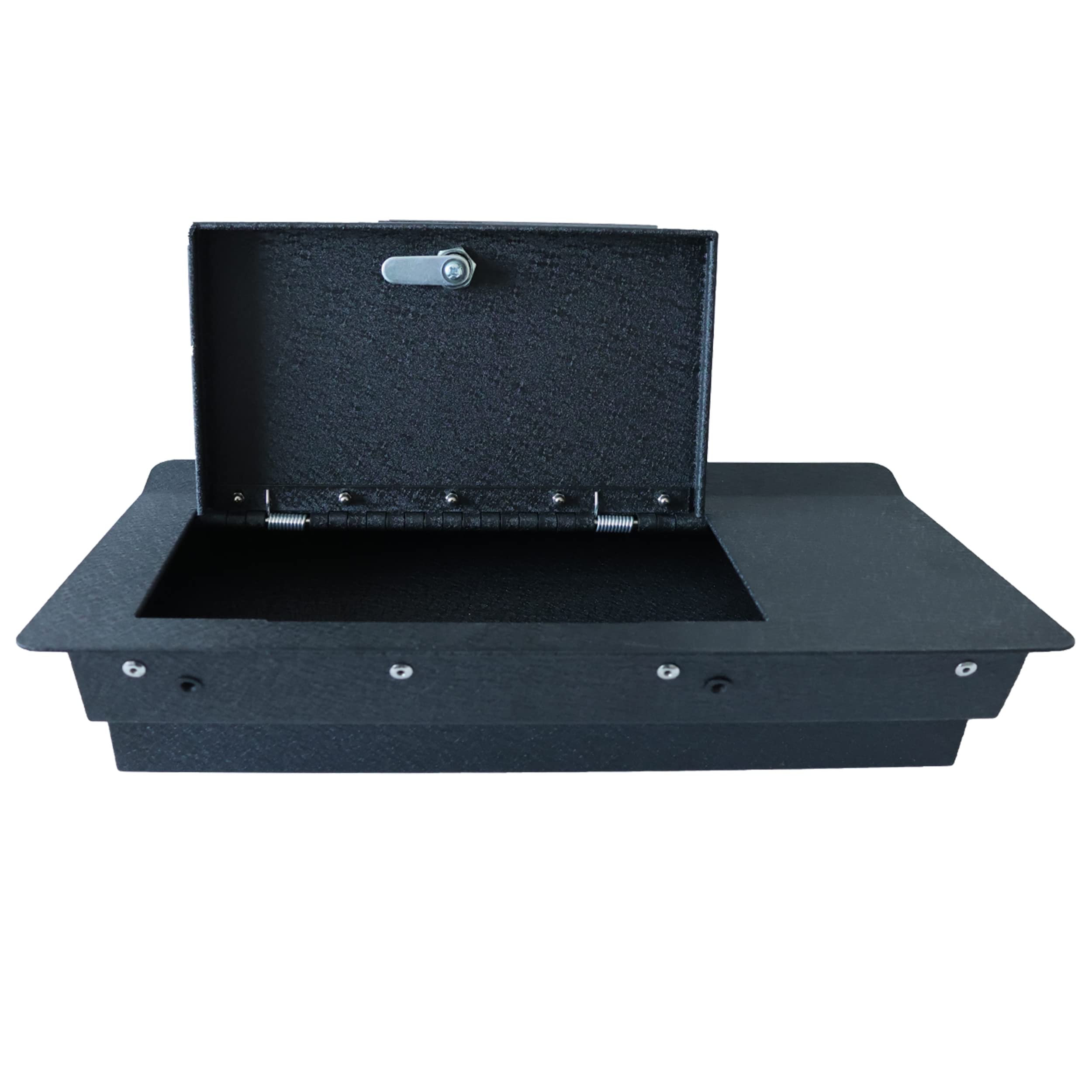Rear Under Seat Safe Box Black Horse Gun Box Organizer Black, with 4 Digit Combination Resettable Lock Compatible with 2021-2024 Ford Bronco Sport-RUSFB01