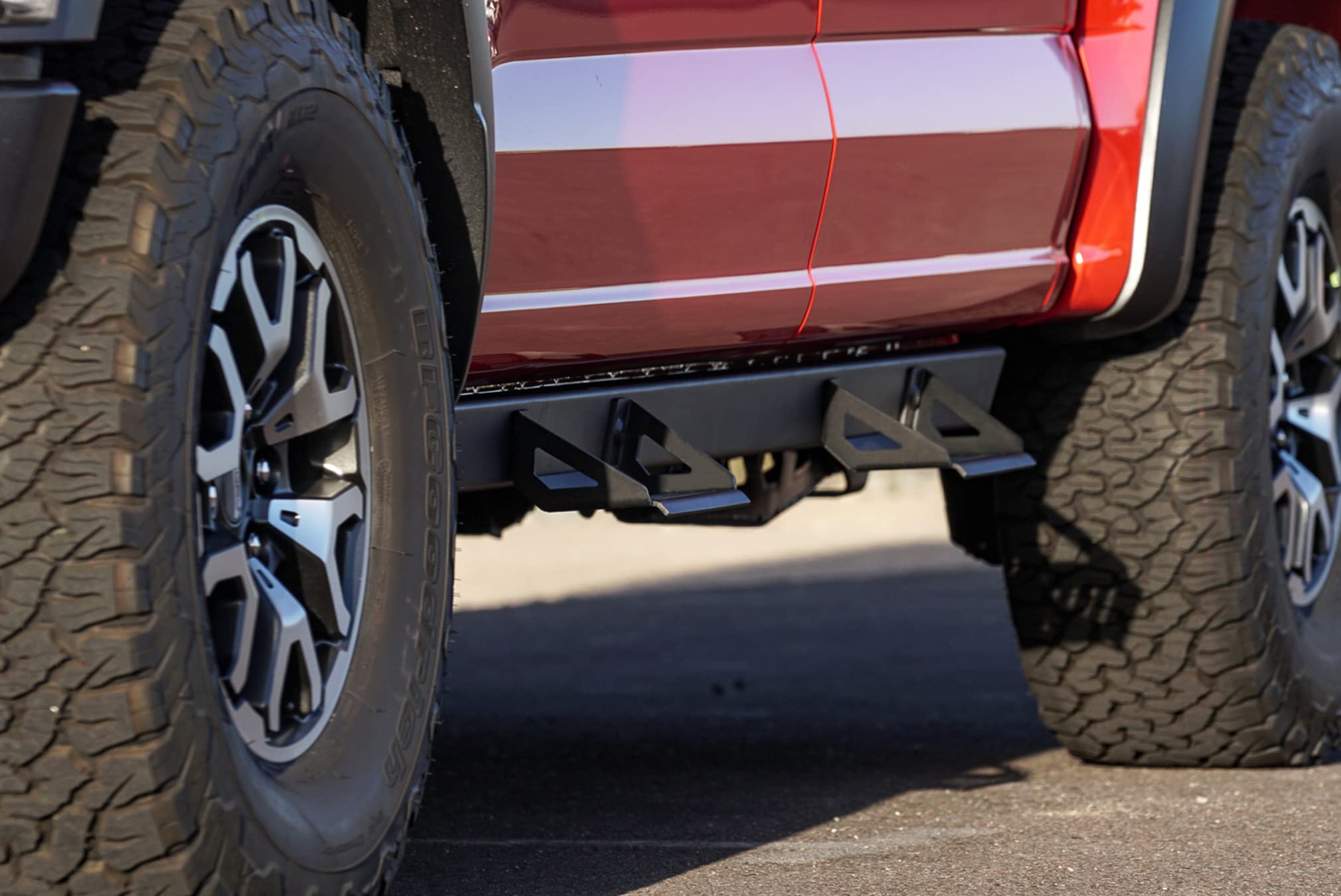 ICI Side Steps Aluminum Compatible with Ford 2015-2022 F150; 2017-2022 Raptor; 2017-2022 Super Duty F250/350/450 Crew Cab: Alumilite Step Rails