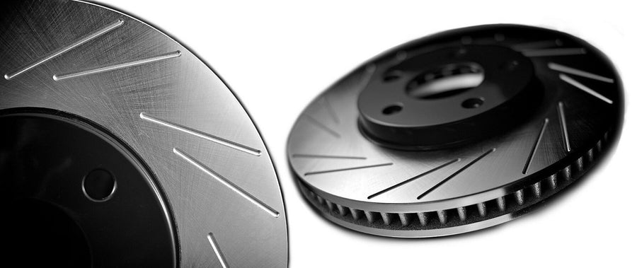 Double Slotted Custom Machined AR Disc Brake Rotor Pair/Set of Two