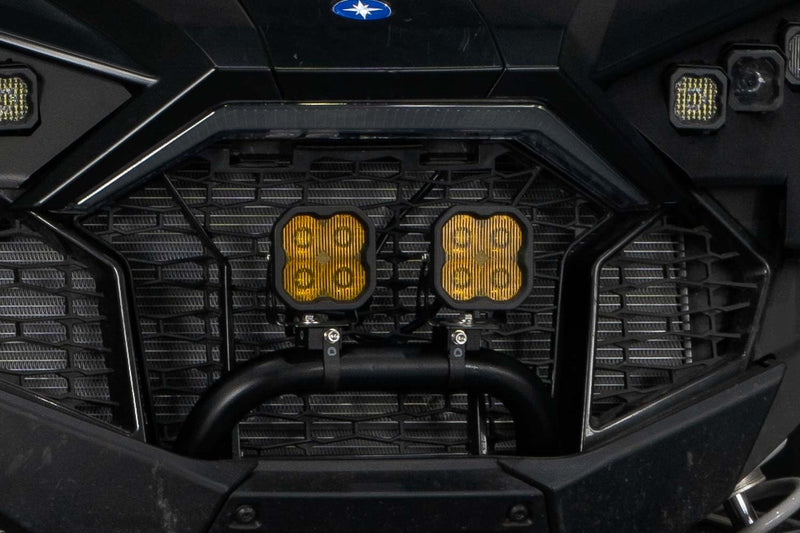 SS3 Diode Dynamics Universal 2 Inch Roll Bar Bumper Light Kit, Yellow Combo Sport
