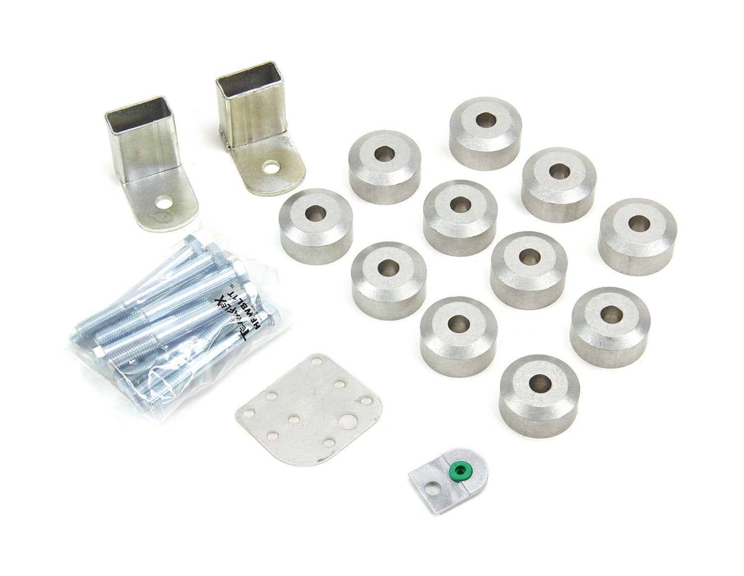1" TeraFlex Body Lift Kit Aluminum TJ 1942100