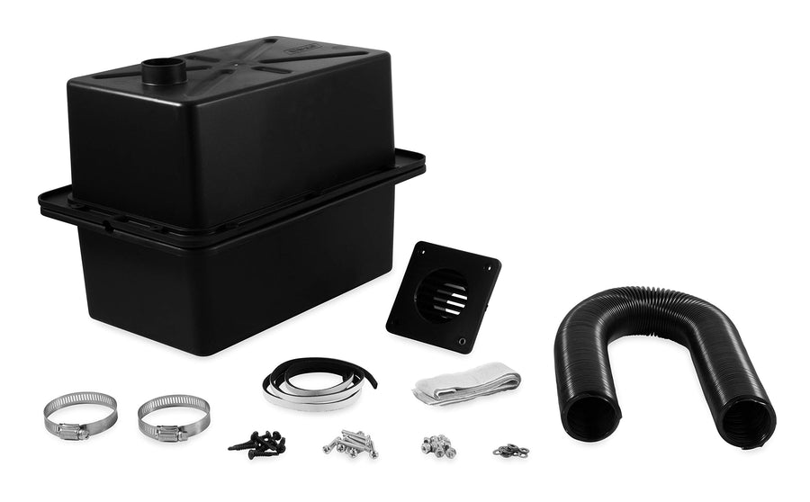 Vented Camco 55371 RV/Marine Battery Box, Standard - Protects Your Battery from Collisions and Contaminants - Holds (1) Group 24 Battery