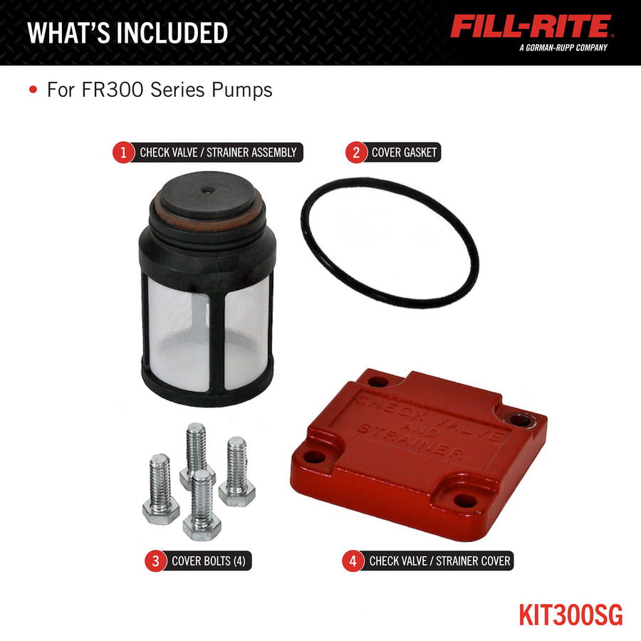 KIT300SG Fill-Rite Kit, Screen Gasket Check Valve 300 Series