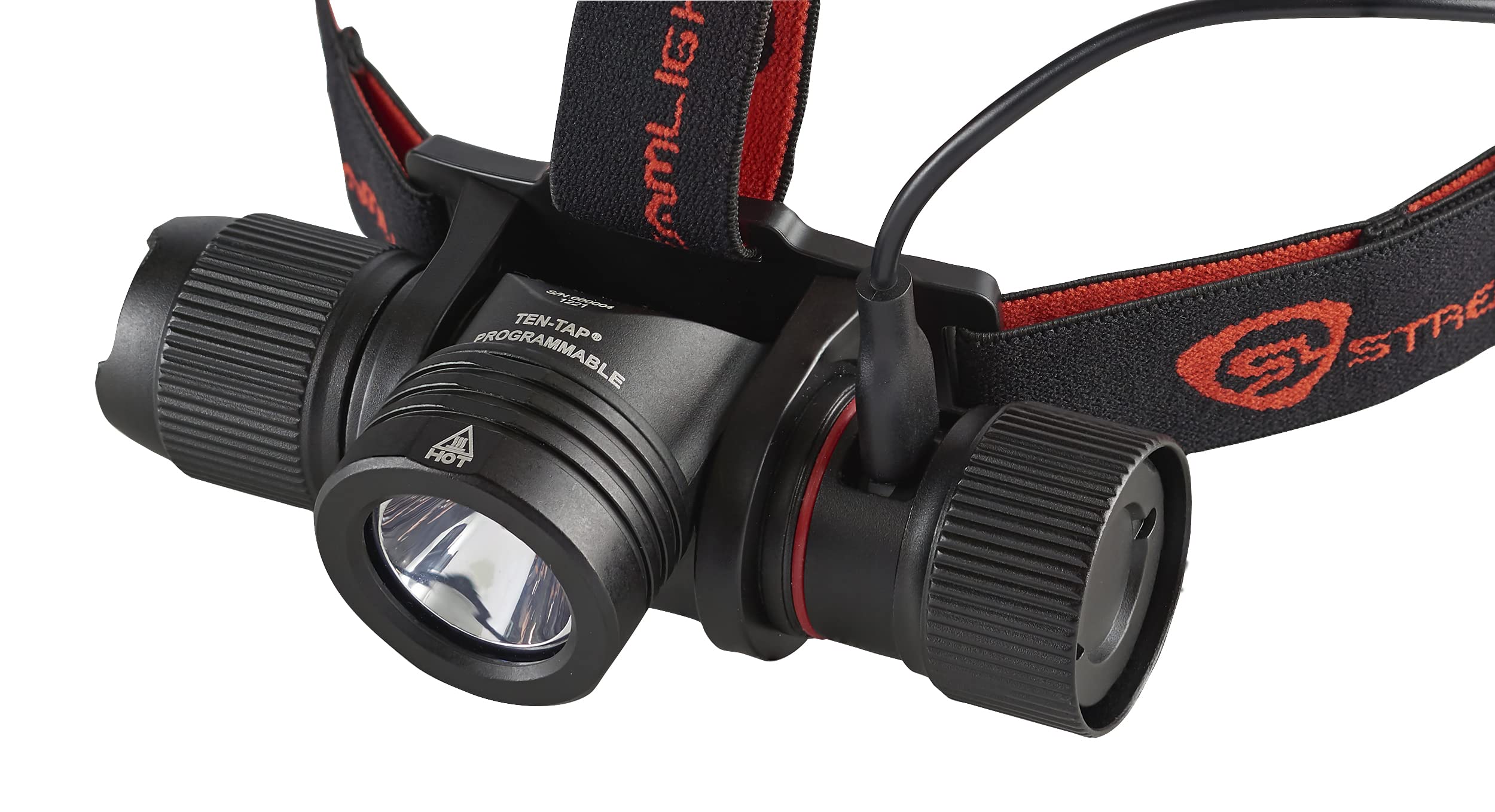 ProTac 2.0 Streamlight 2000-Lumen Headlamp with Rechargeable Battery, Strap, Black