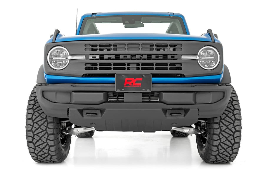 2" Rough Country Strut Lift Kit with N3 Loaded Struts for Ford Bronco 4WD (2021-2025) - Front & Rear, Clears 35" Tires