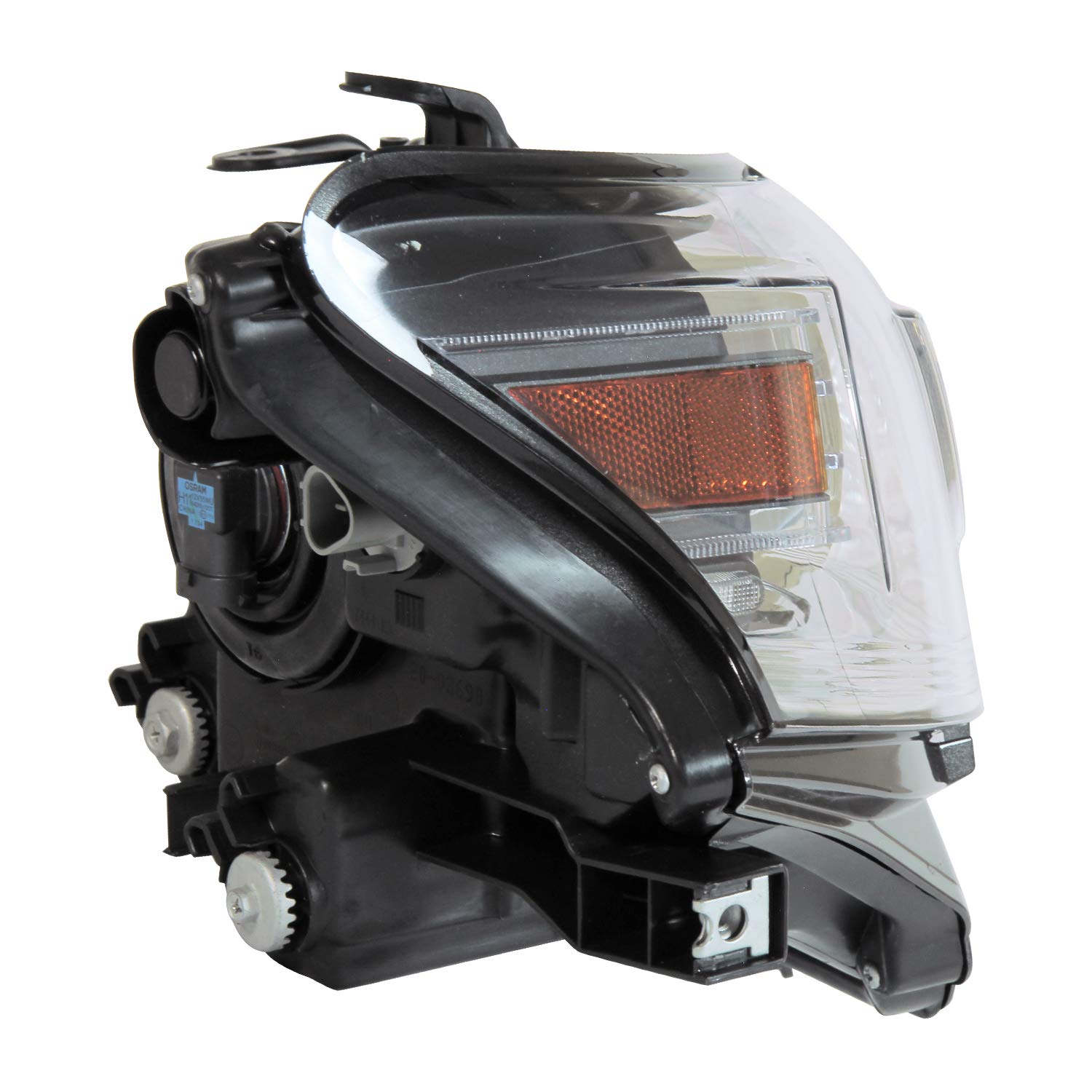 Right TYC Headlight Assembly Compatible with 2013-2015 Lexus RX350