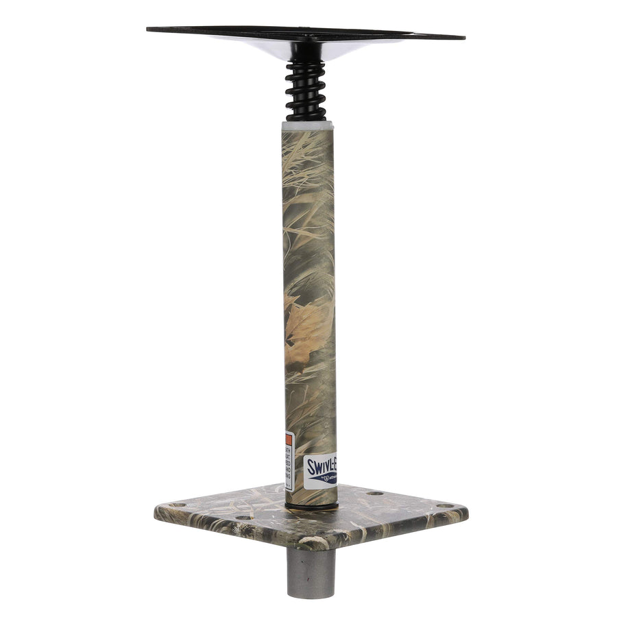 Swivl-Eze Lock’N-Pin ¾-Inch Pedestal Package Attwood, Camouflage Finish, 11 Inches Tall, 7-Inch x 7-Inch Base Plate