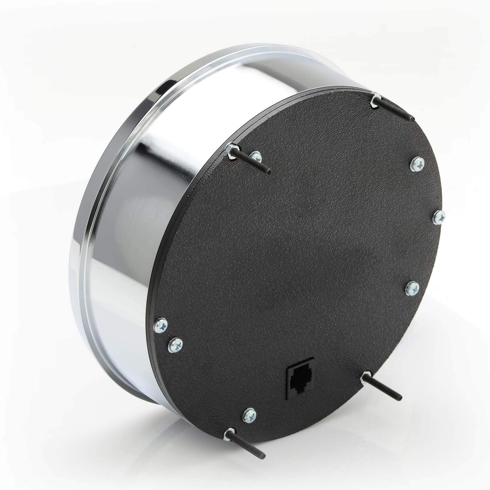 VHX System Single Round, Carbon Fiber Style Face, Blue Display