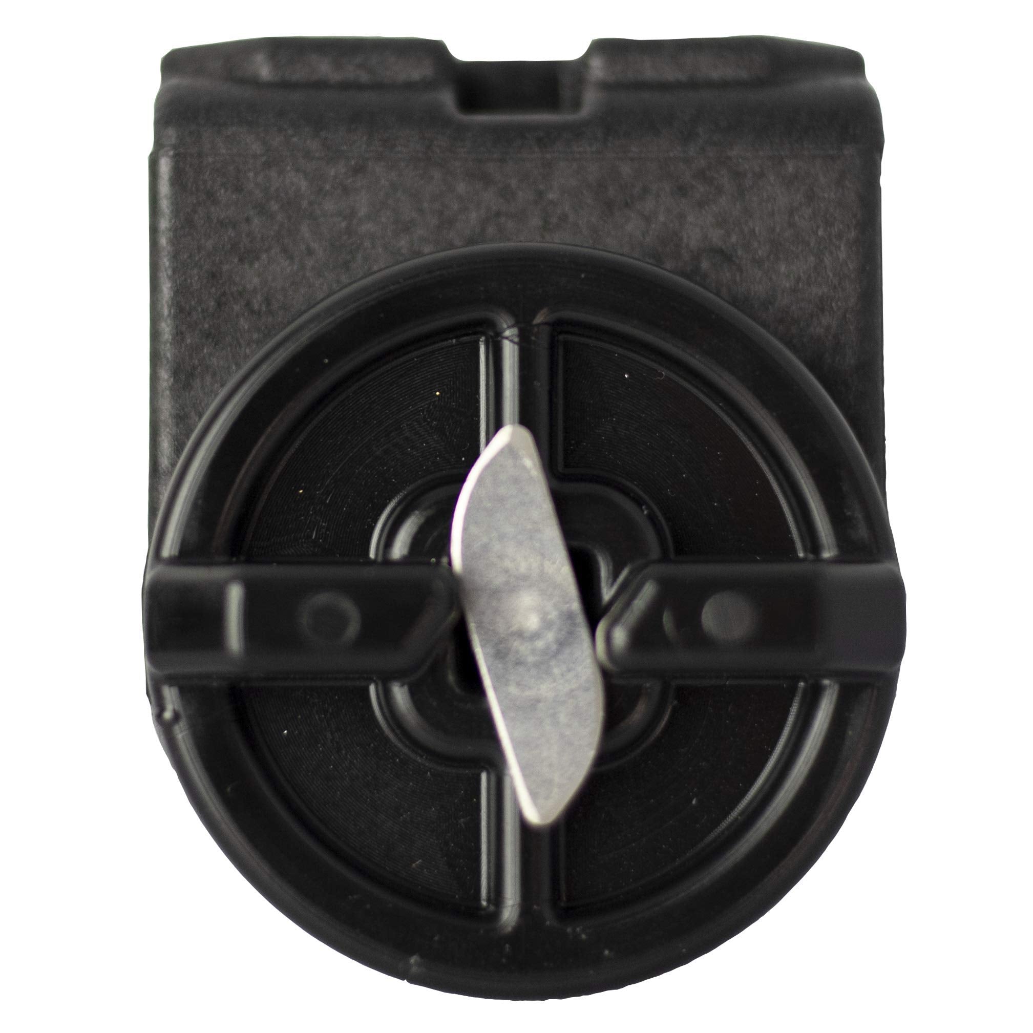 YakAttack Track Adapter Turnkey – 90° Mount | Fits Ranger, Lund, Triton, Crestliner, Tracker & More | Use GearTrac & MightyBolt Accessories on 90° Gunwale Boat Tracks | Made in USA