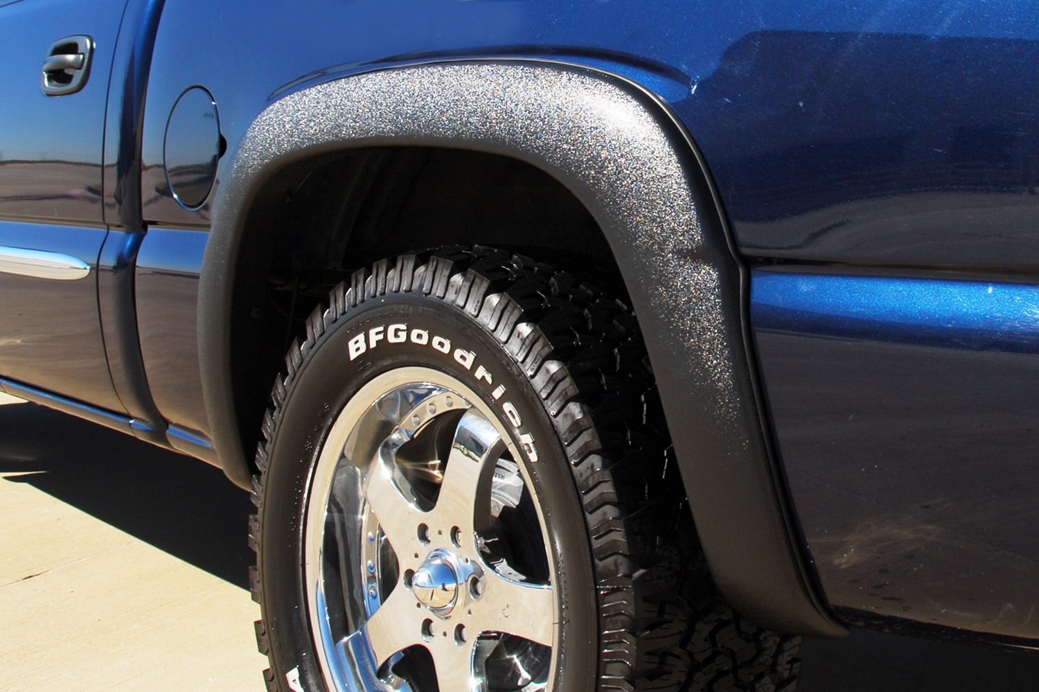 Lund Elite Series SX103TB Black Sport Style Textured Rear Fender Flare - 2 Piece