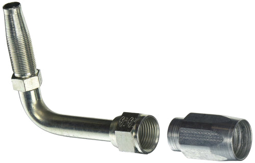 8C5-8RFJSX90L Gates Field Attachable for C5C, C5D and C5M Hose, Dual Seat Female JIC 37/SAE 45 Flare Swivel, 90 Bent Tube, Steel, 13/32" ID, 2.79"