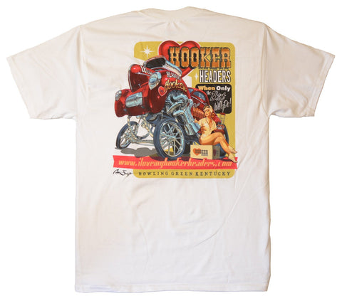 Medium Hooker 10149-MDHKR White Willys Pin-Up Hooker Shirt