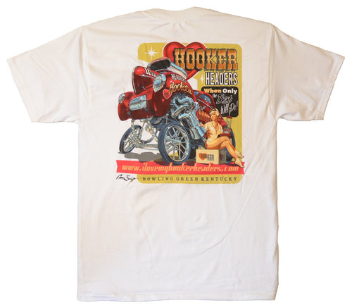 Medium Hooker 10149-MDHKR White Willys Pin-Up Hooker Shirt