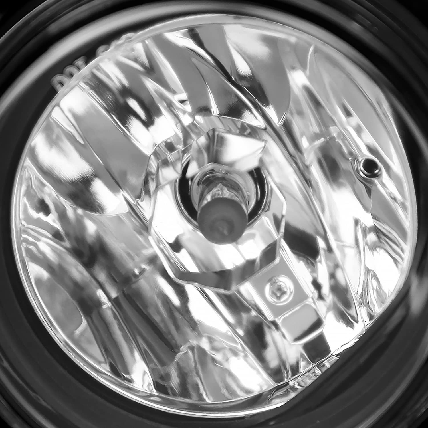 Fog Lights SPEC-D TUNING Chrome w/Bulbs Compatible with 2001-2003 Ford Ranger, L+R Pair Assembly