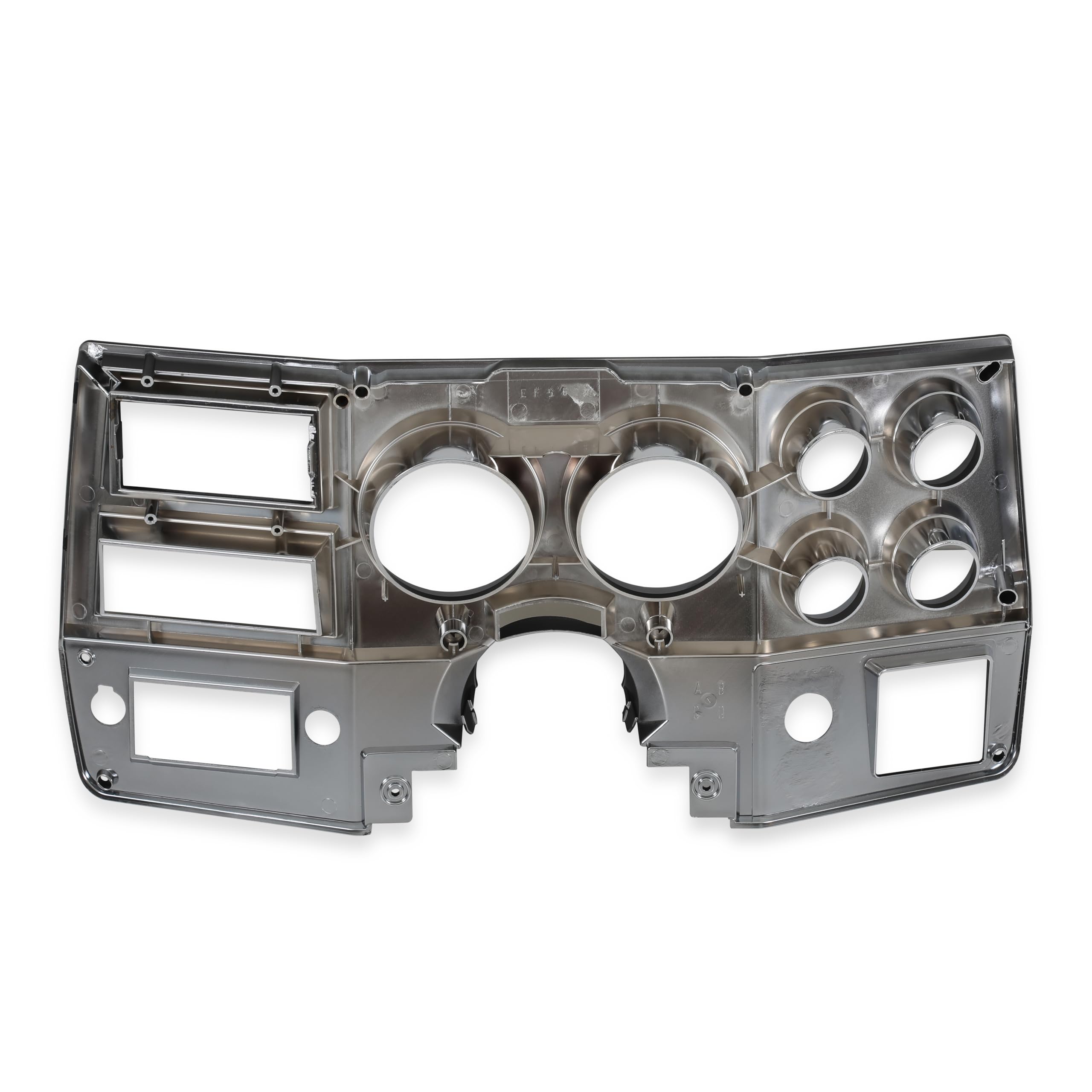 INST886 Brothers Trucks Instrument Bezel - With A/C - Black/Chrome