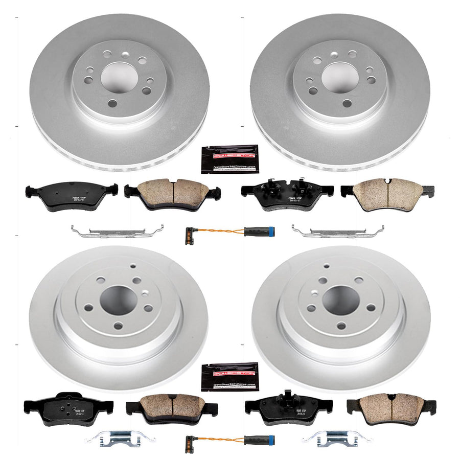 Power Stop Z23 Evolution Geomet Coated Brake Kit For ML320, ML350, ML450, ML500, R320, R350, R500 [Model Specific]