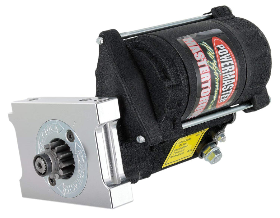 9600 Powermaster Str Master Infi-Clock Chevy Universal Straight Mtg 153/168T Flyw 14:1 Black Wrinkle