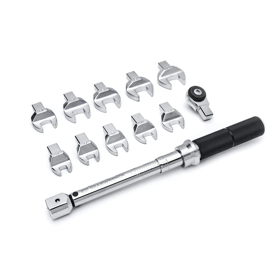12 Pc. GEARWRENCH 1/4" Drive Metric Open End Interchangeable Torque Wrench Set - 89451