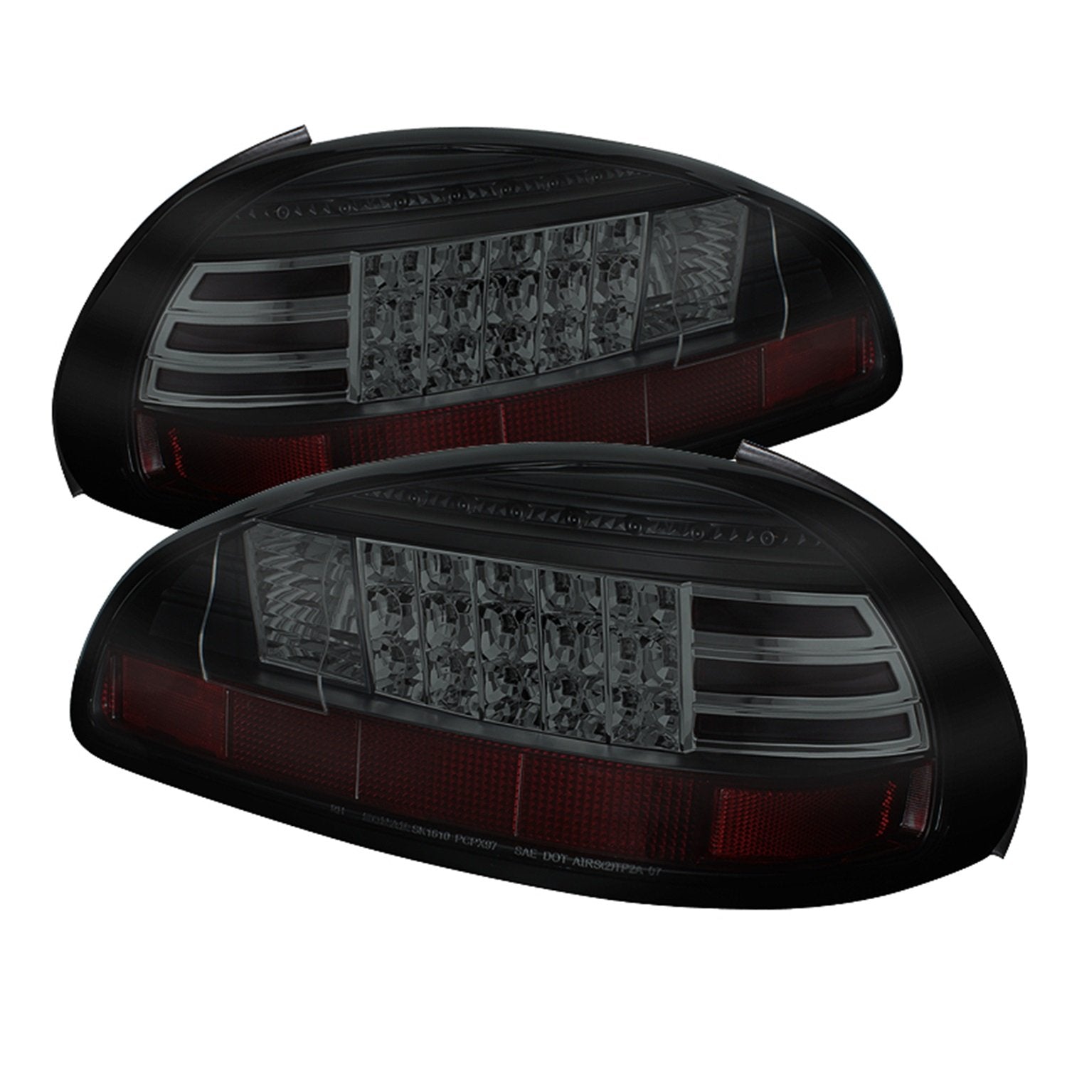 Pontiac Grand Prix 97-03 Spyder 5078230 LED Tail Lights - Black Smoke