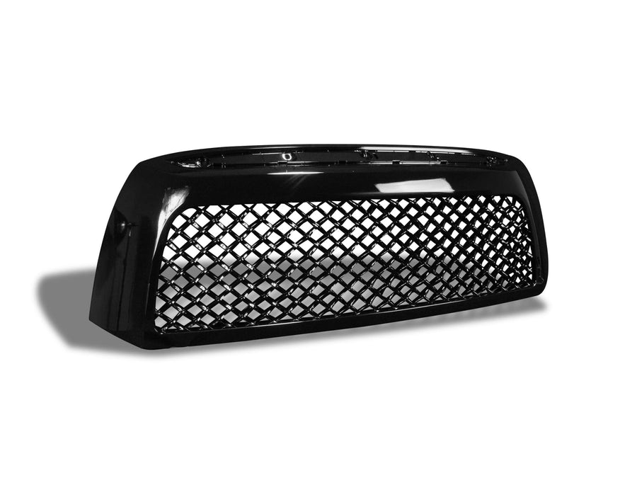 7150317 Armordillo USA Mesh Front Hood Bumper Grille - Gloss Black Fits 2007-2009 Toyota Tundra