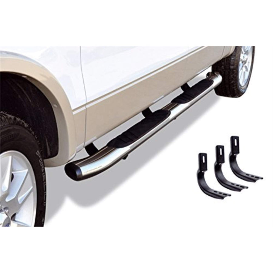 5" OE Xtreme Composite Go Rhino 685439980CC Complete Kit (Sidesteps + Brackets - Cab Length)