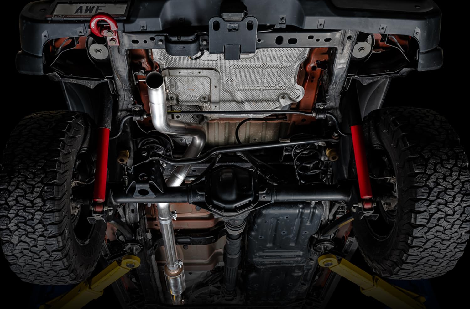 2018+ Jeep Wrangler JL/JLU AWE Tuning 2.0T Trail Edition Cat-Back Exhaust - 3015-21005