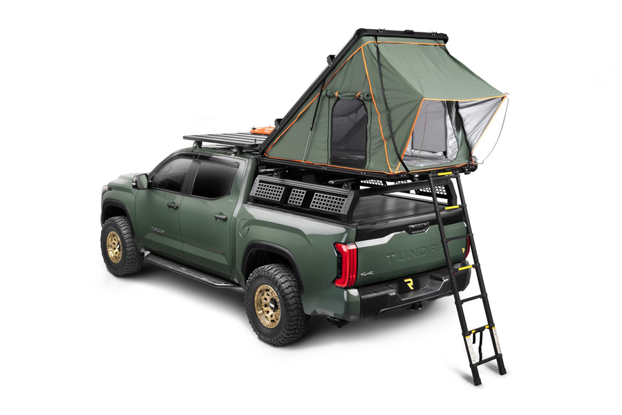 GoTent RealTruck | Overlanding, Waterproof, Telescoping Ladder, LED-Lit Interior, Mounts to Any Cross Bars | OL-104