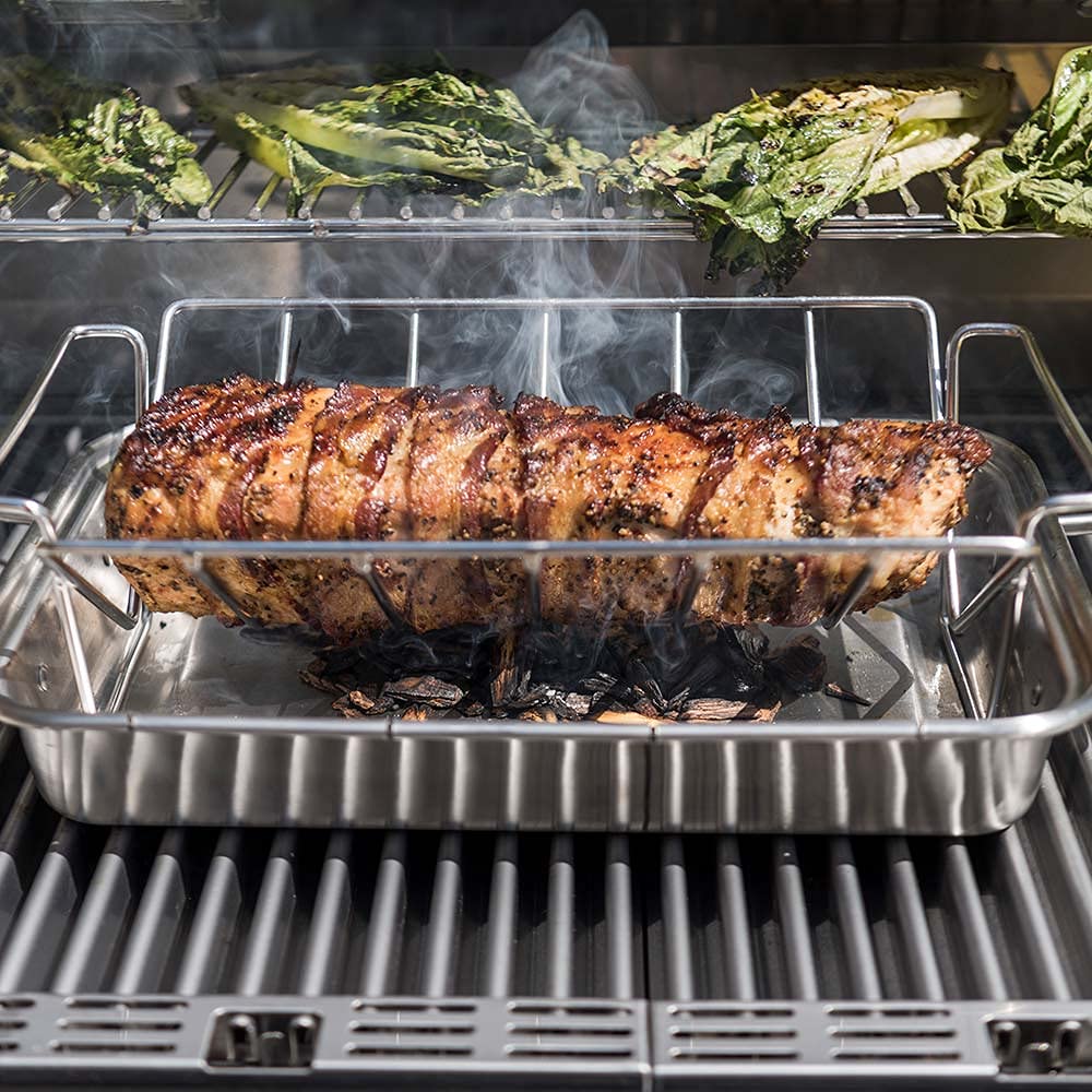 Stainless Steel Saber Roasting Pan w/Cutting Board - A00AA7018