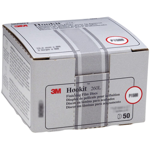 3M Hookit Finishing Film Abrasive Disc P800, 00910, 3 in, 50 discs per carton, 260L