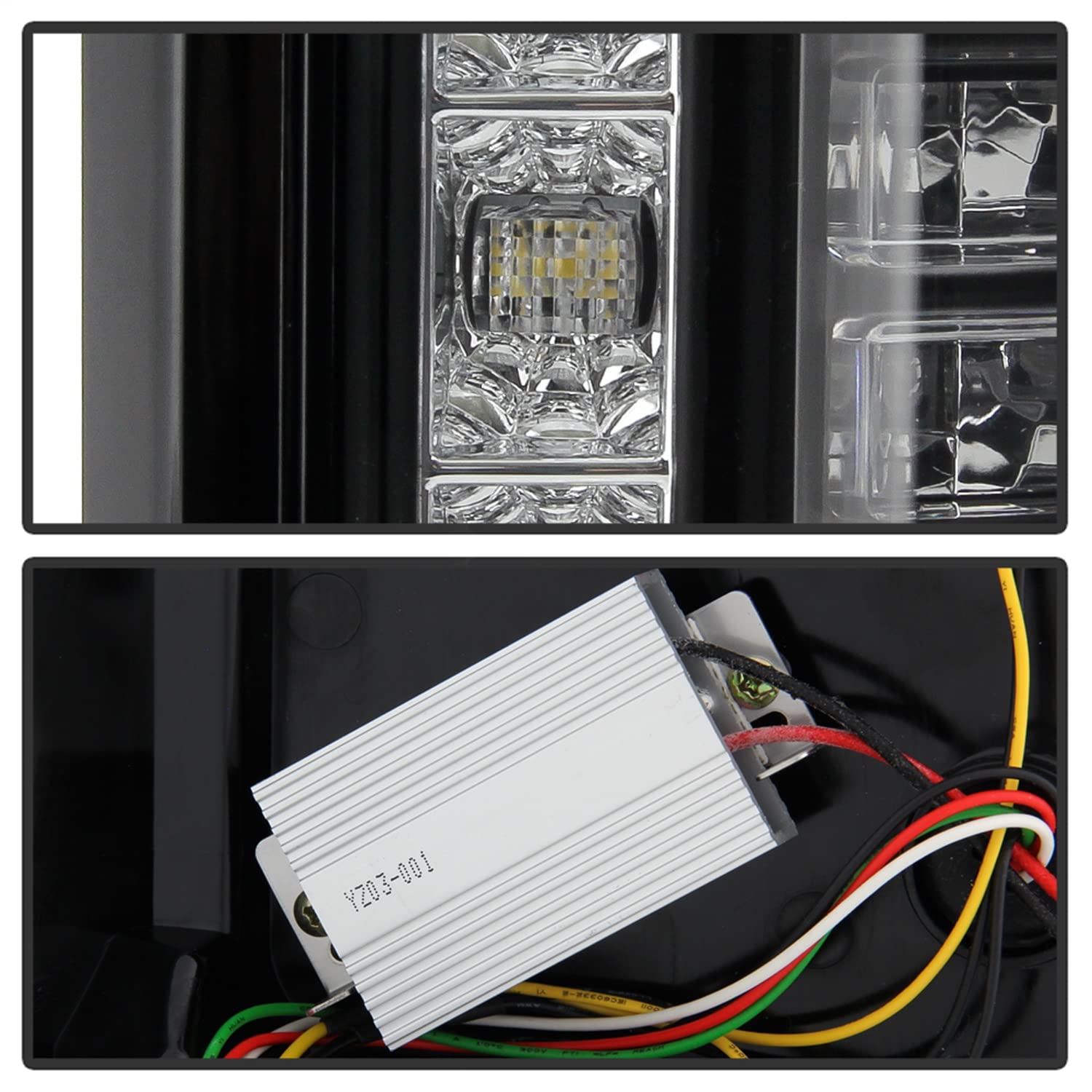 Euro Style Spyder Tail Lights (ALT-YD-DR19HAL-SEQ-BK)